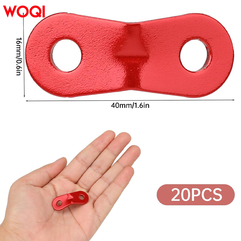 WOQI Red Rope Adjuster Tensioner Tent Rope Tensioner Cable Adjuster Camping Fastener