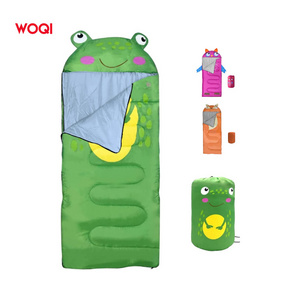 WOQI Super Soft Warm Outdoor and Indoor Use Warm and Cold Weather for kids sleeping bag animal