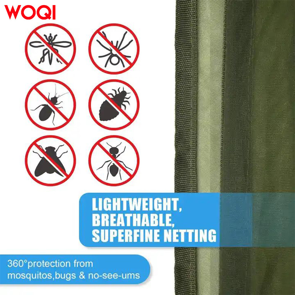 Woqi Lightweight Portable Hammock Bug Net ultralight hammock tent with insect net