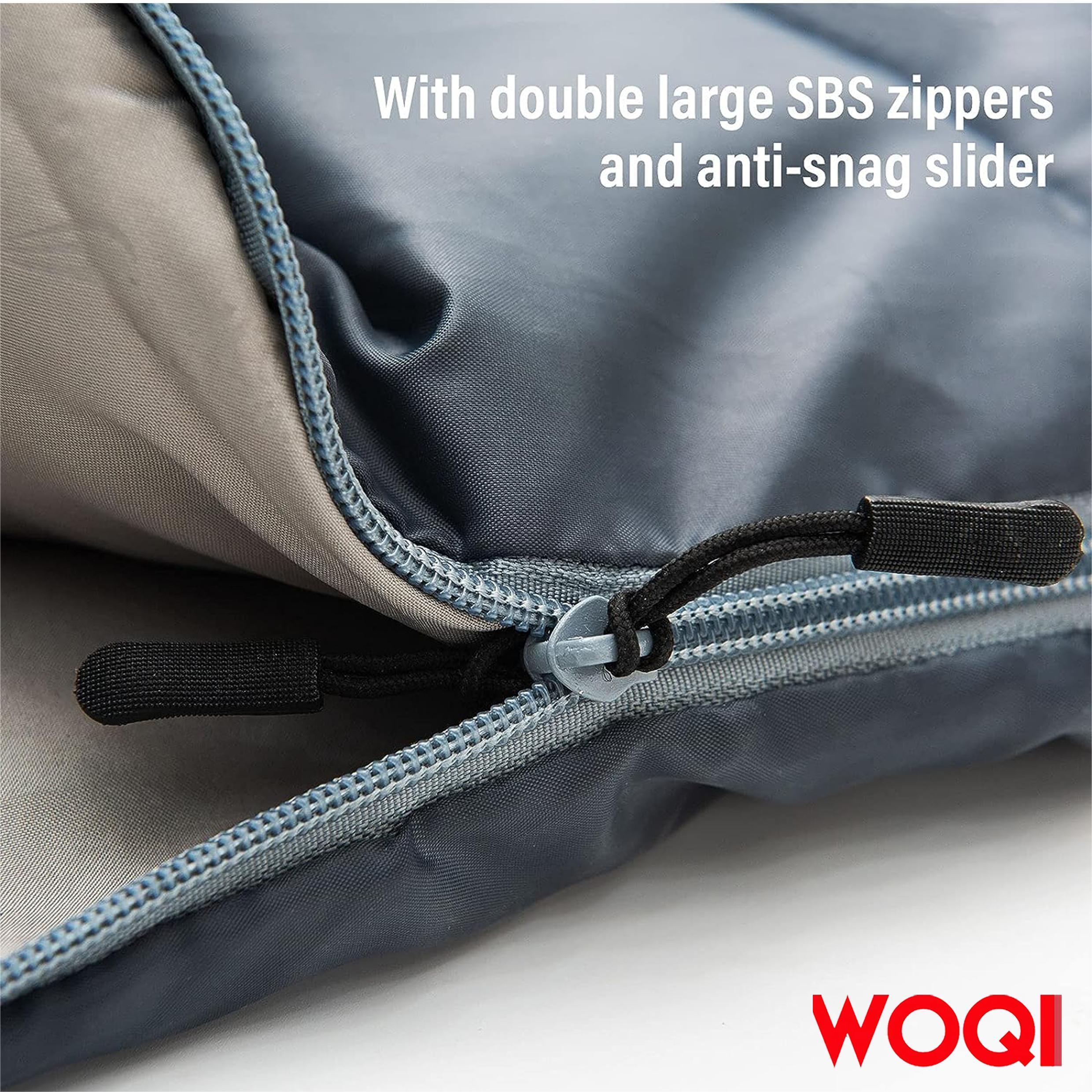 WOQI Camping Adult Sleeping Bag, 3-4 Seasons Warm, Comfortable, Waterproof, Lightweight Sleeping Bag