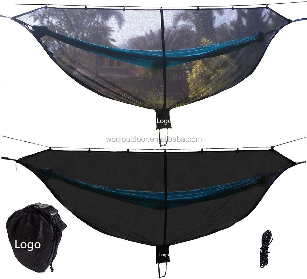 WOQI Good Sale Factory Made New Style Hook Double Camping Bug Hammock Mosquito Net