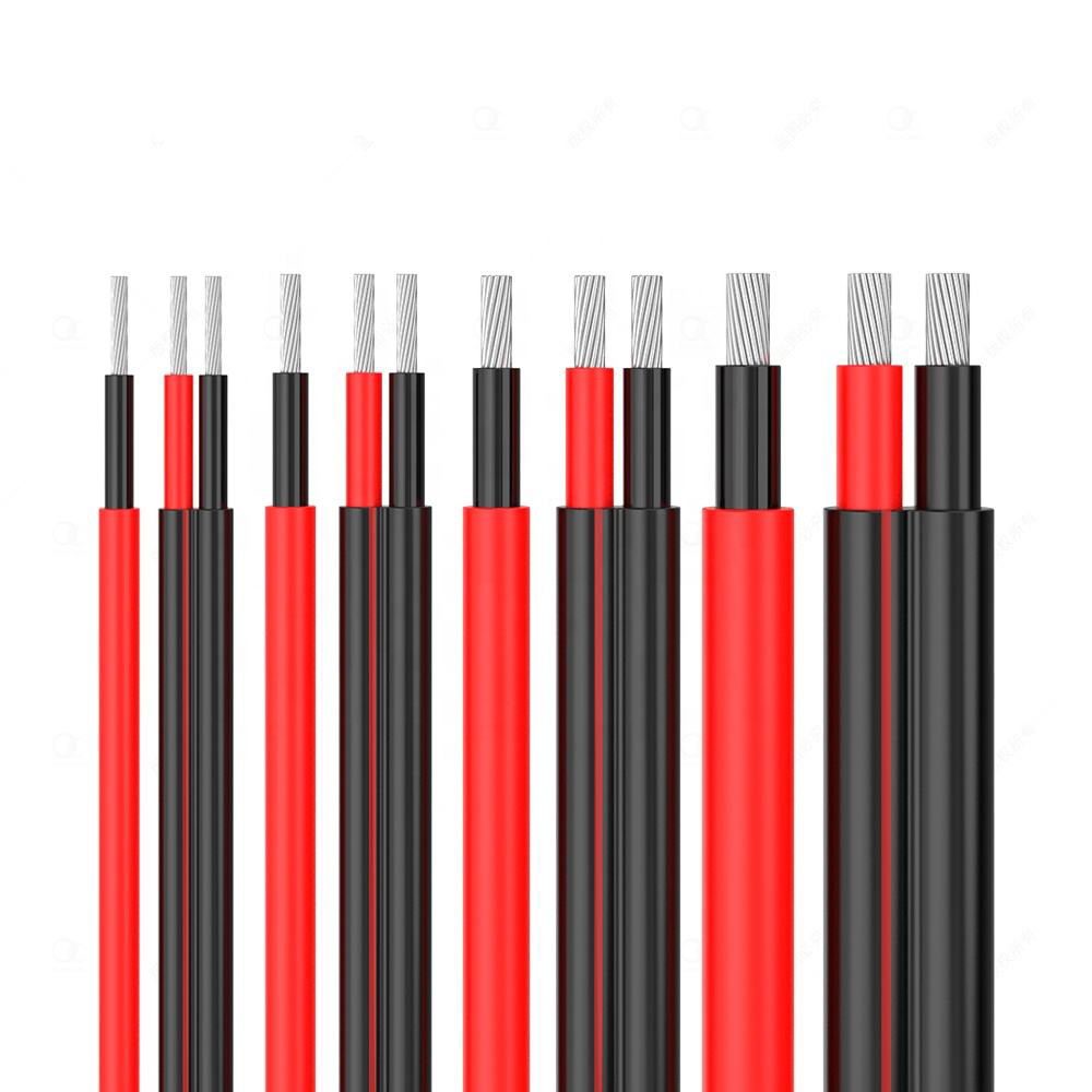 Solar Dc Pv Solar Cable 6mm 4mm 10mm 16mm  solar panel wire with tuv for power systems