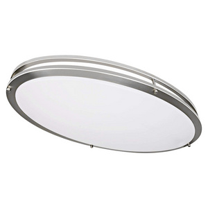 Worbest Modern Simple 32Inch 3CCT Adjustable Black Oval LED Ceiling Light ETL Certification CRI80 for Home Office Light Fixture