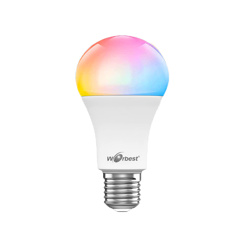 Worbest Manufacture Rechargeable Smart Wifi Light Led Bulbs E26 A19 Color Lights Bluetooth Control Rgbw 2700K-5000K Light Bulbs