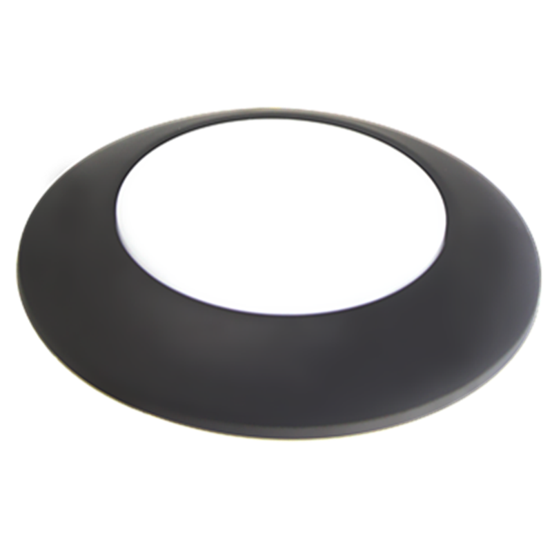 Worbest Triac Dimming 4 Inch 700 Lm 5000K LED Disk Light White Finish Flush Mount Fixture Low Profile Ceiling Light