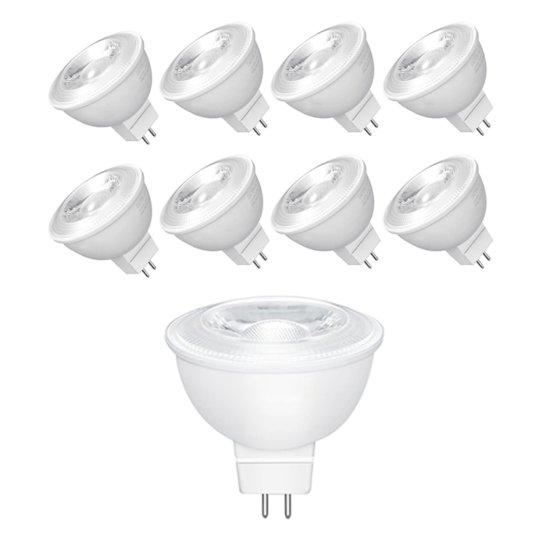 Worbest Home Tunable White Color GU5.3 Base LED Bulb 4000K Cool White Easy to Install 5W 325lm MR16 Light Bulb