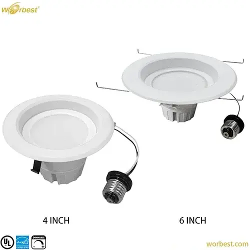 Worbest 4inch 6 inch led can lighting  12 watt 14 watt energy saving led recessed downlight easy installation