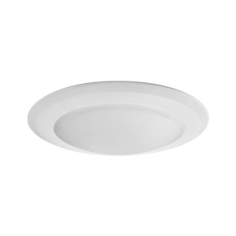 7.5 inch Round Disk Light Length White Canless Recessed Integrated LED Trim Kit Round Fixture Dimmable CRI80 led ceiling light