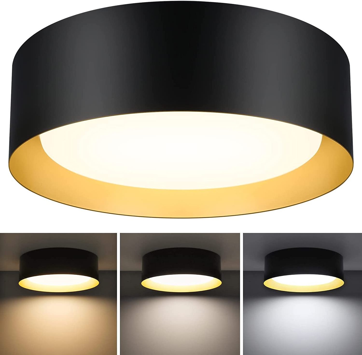 Worbest Factory Wholesale Bedroom Round Night Lamp Mount Surface Mounted  LED Ceiling Light Modern Style LED Flush Mount