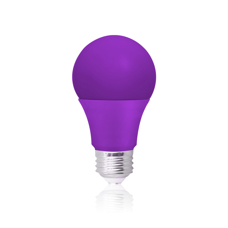 Modern Luxury Home Decoration Purple bulb A19 E26 9W Romantic bulb Indoor led lighting bulb