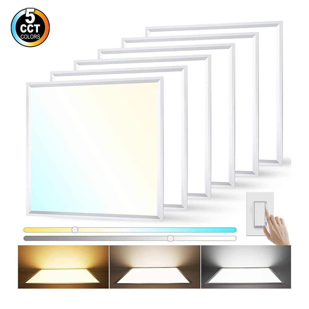 3000k 4000k 5000k 3cct tunable led canless ceiling light 30w 36w 40w square led flat panel light