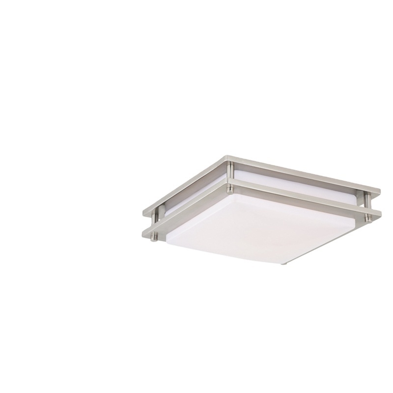 Worbest ETL Listed 3CCT Adjustable 16Inch Double Ring LED Ceiling Light Square IP44 AC120V Dimming for Indoor LED Light Fixture