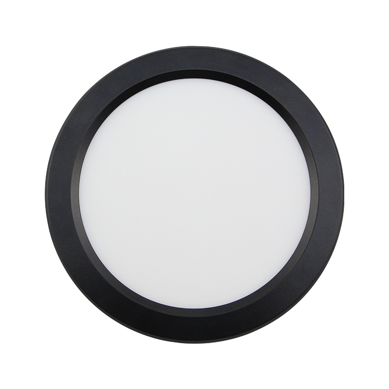 3000k 4000k 5000k 3CCT select slim led panel light plastic round frame triac dimming super slim led down lighting