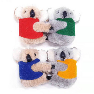 Small Plush Koala Clip with Jacket Koala Clip on Pack of 12