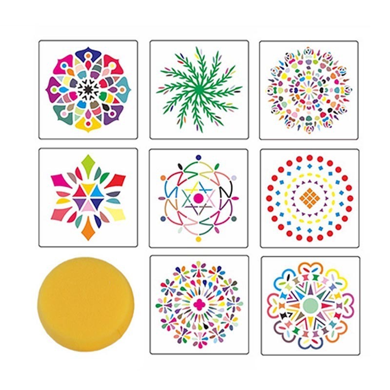 35pcs DIY Art Clay Pottery Tool Set Handwork Craft Clay Painting Stencil Art Pottery Embossing Stylus Mandala Dotting Tool Kit