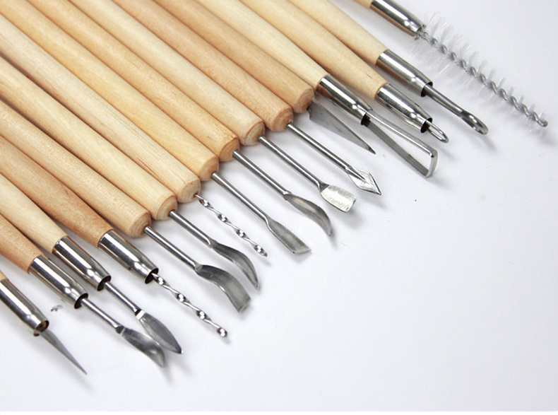 30Pcs/Set Professional Clay Sculpting Tools Pottery Carving Modelling Hobby DIY Crafts Tool Set