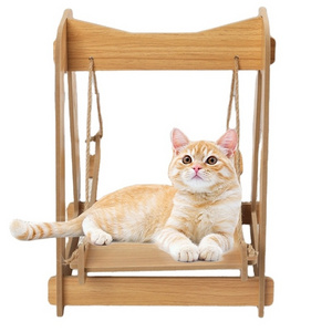 New Wood Shaker Breathable Pet Cat Swing Cat Hammock Cat Bed Detachable Hanging Nest