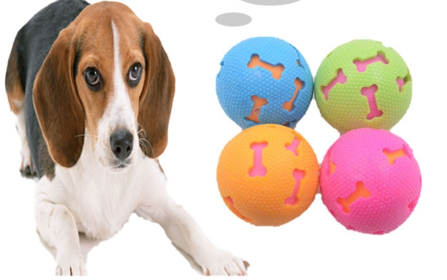 Pattern Lights Up Balls For Dog Glow In The Dark Tennis Balls For Dogs Interactive Rubber Squeaker Ball Dog Toy