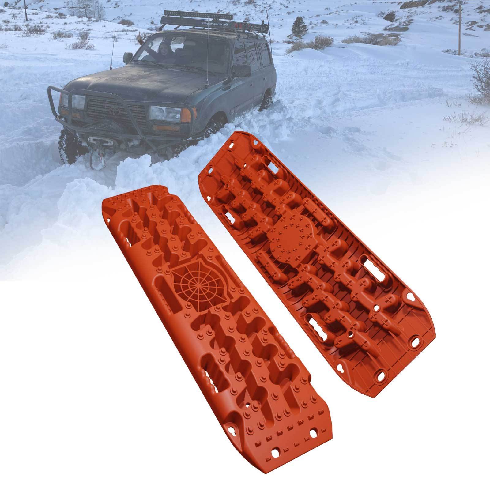 2 Pcs Traction Boards for Sand Mud Snow Track Tire Ladder 4X4