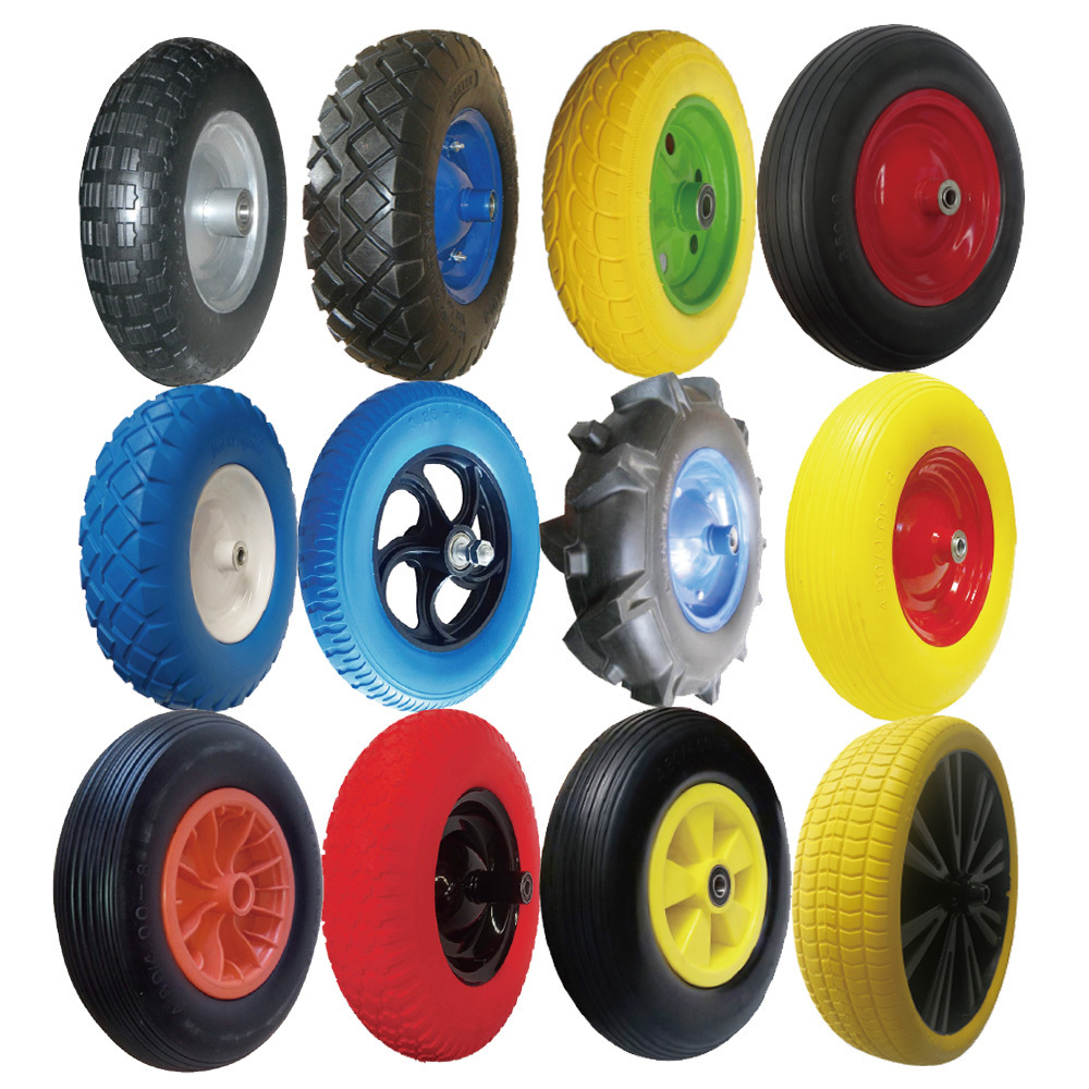 PU Foam Puncture Proof Wheel Size  3.25-8 3.50-6 3.50-8 4.00-8 13 14 16 inch Suitable for Trolleys, Sack Barrows, Jockey Wheels