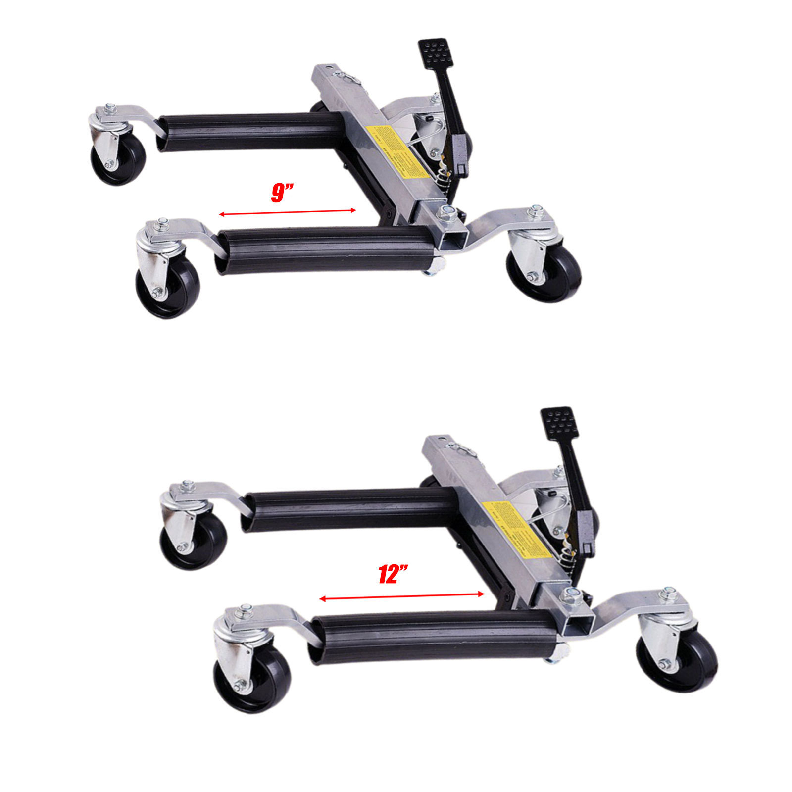 1500lbs Hydraulic Wheel Dolly, Car Jack Dolly, Car Moving Dolly, for Tire Auto Repair Moving