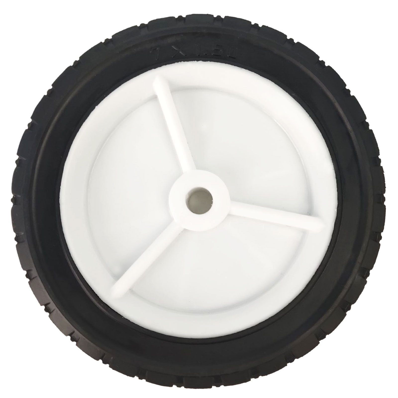 7x1.5 inch Plastic Replacement Lawn Mower Wheels with 1/2