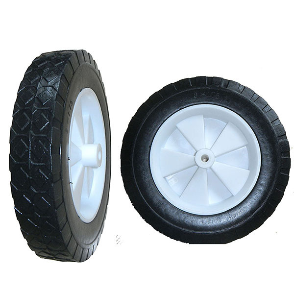 Solid PU Polyurethane Foam Puncture Proof Flat Free PU Wheels and Tires