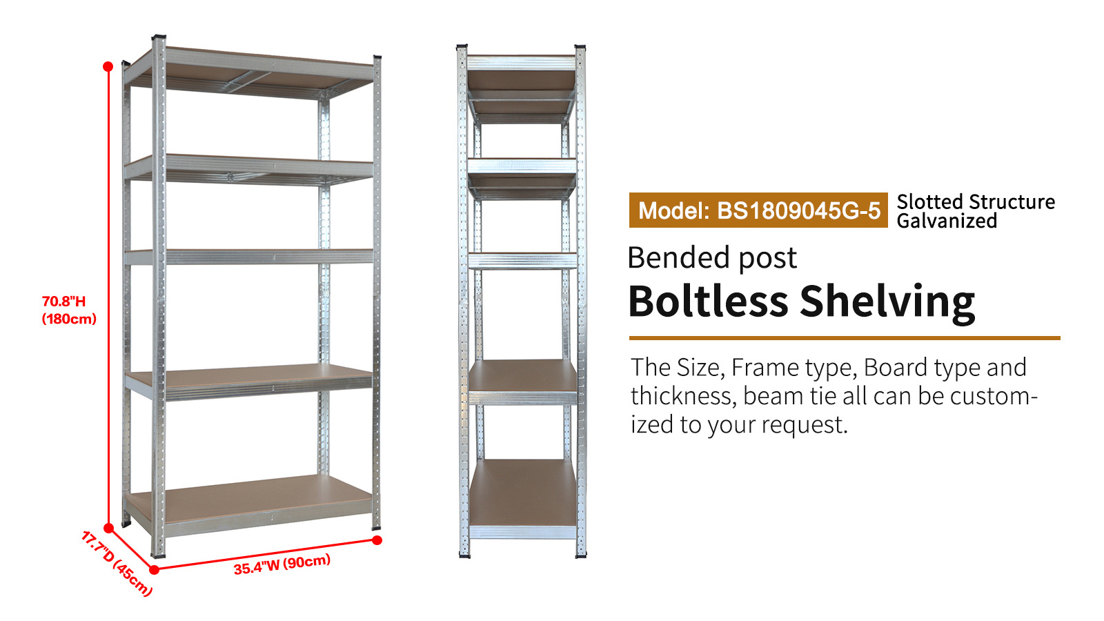 Shelving Rack 5-Tier Metal Shelves for Storage Adjustable Garage Shelving Heavy Duty Storage Shelves for Storage Rack