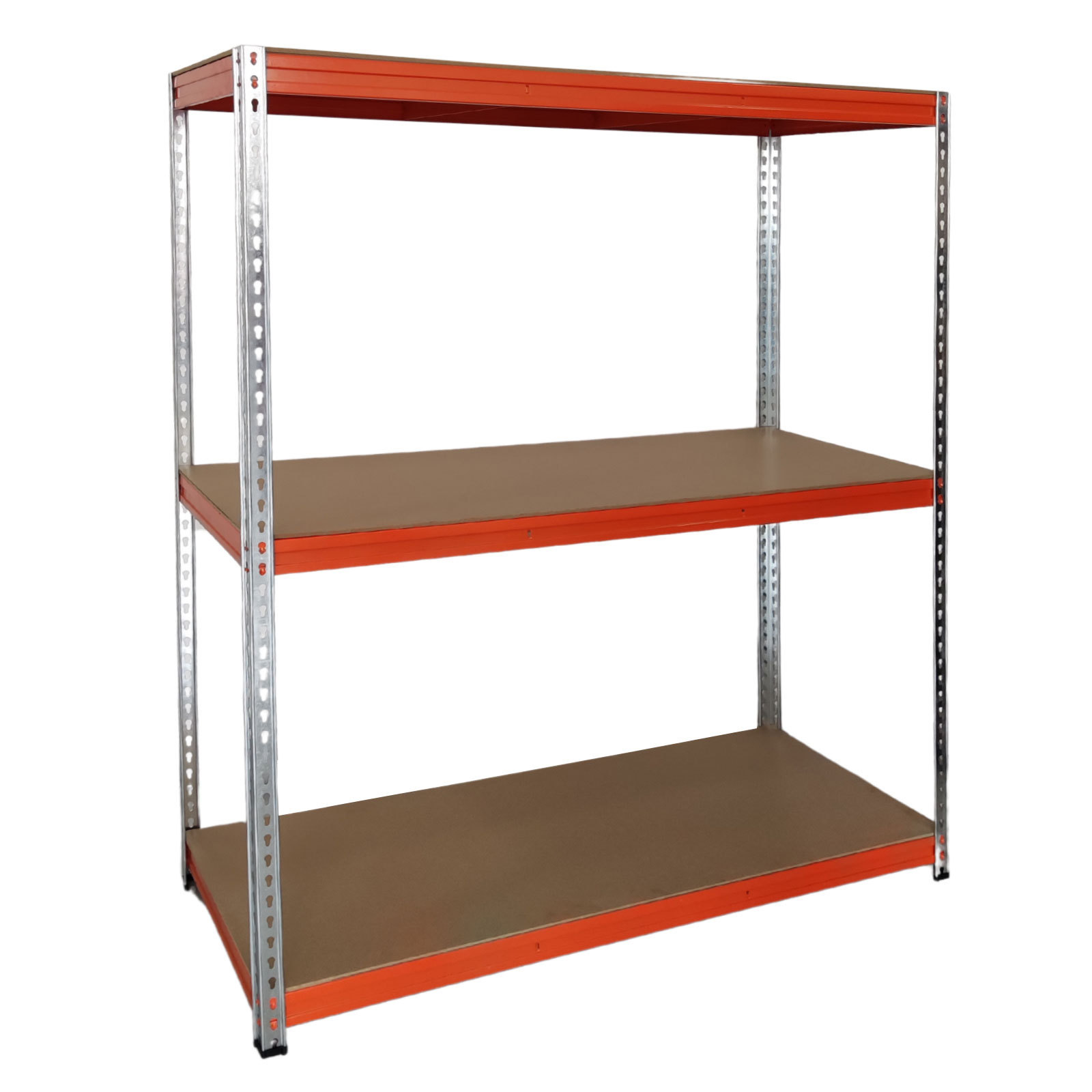 3 Tier Adjustable Boltless Shelves, Utility Steel Shelving, Garage Storage Rack, for Warehouse Pantry Closet Kitchen