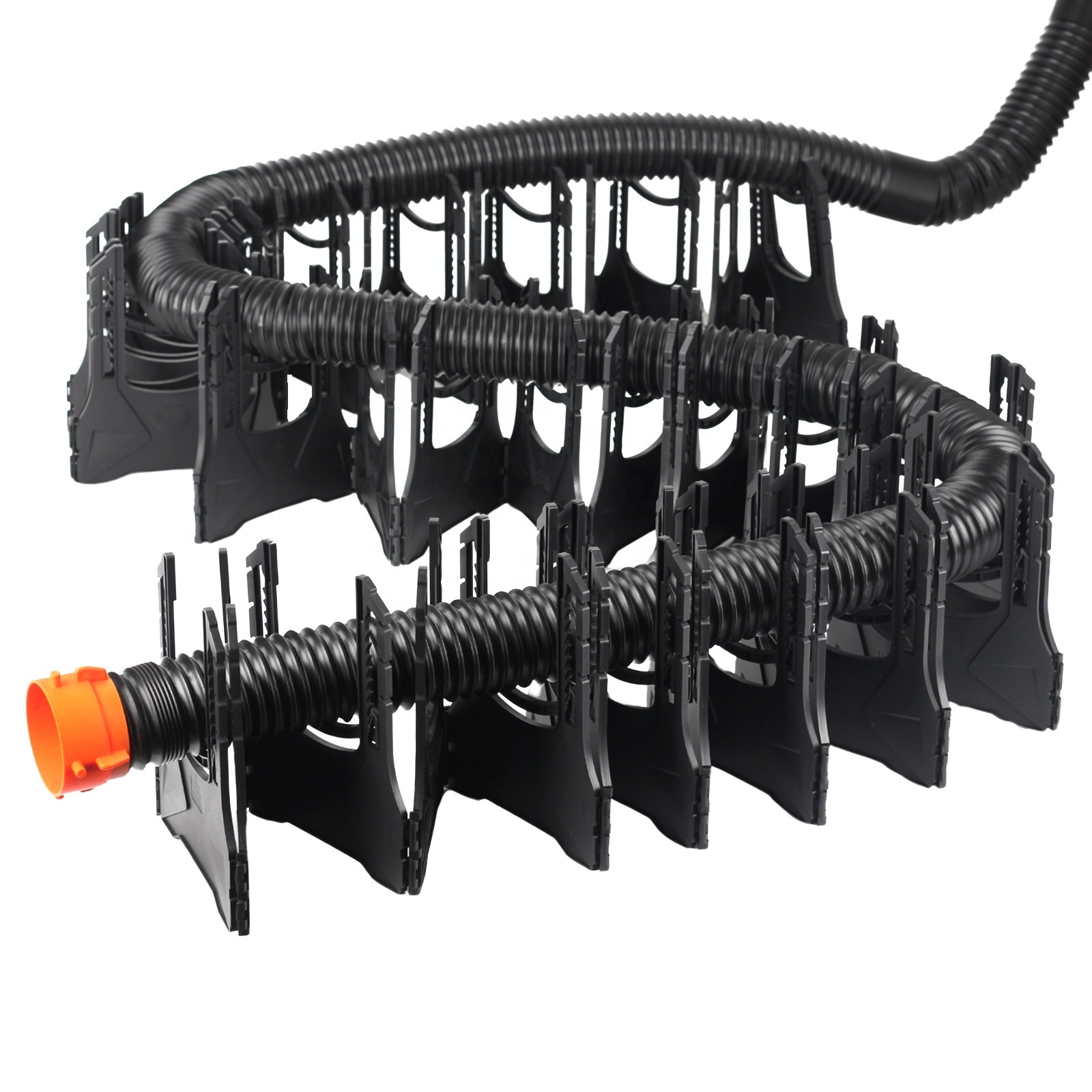 10FT Adjustable Height RV Sewer Hose Support, Sewer Hose Stand for RV, Camper, Travel Trailer