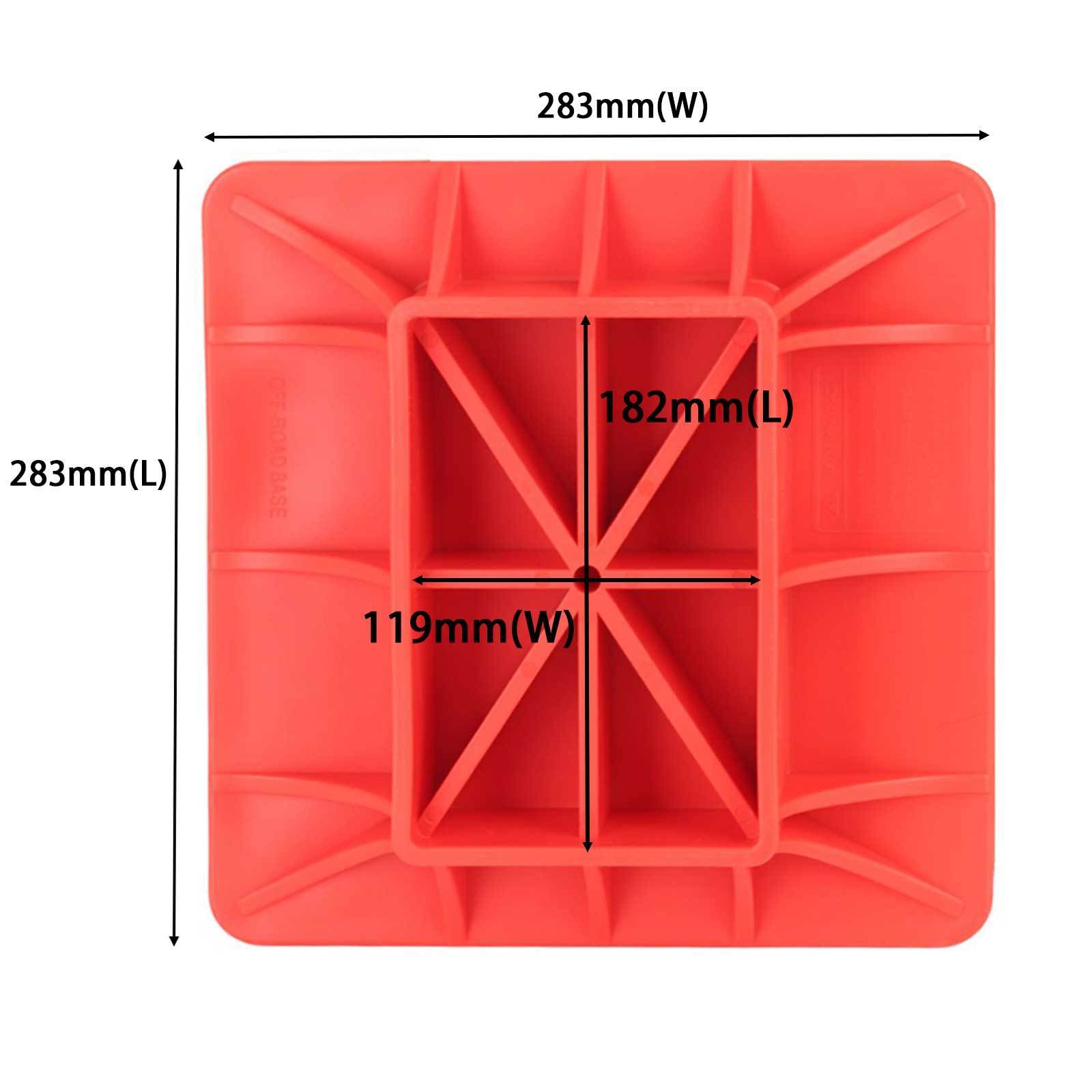 Off-Road Base Compatible with Hi Lift Jack,Farm Jack Board Mate Support Plate 4x4 Sand Mud Snow Recovery Accessories for Truck