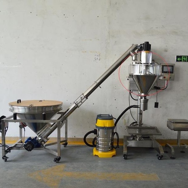 High Quality Stainless Steel Vertical Automatic Auger Filler Screw Conveyor powder Filling Machine Sealing Machine