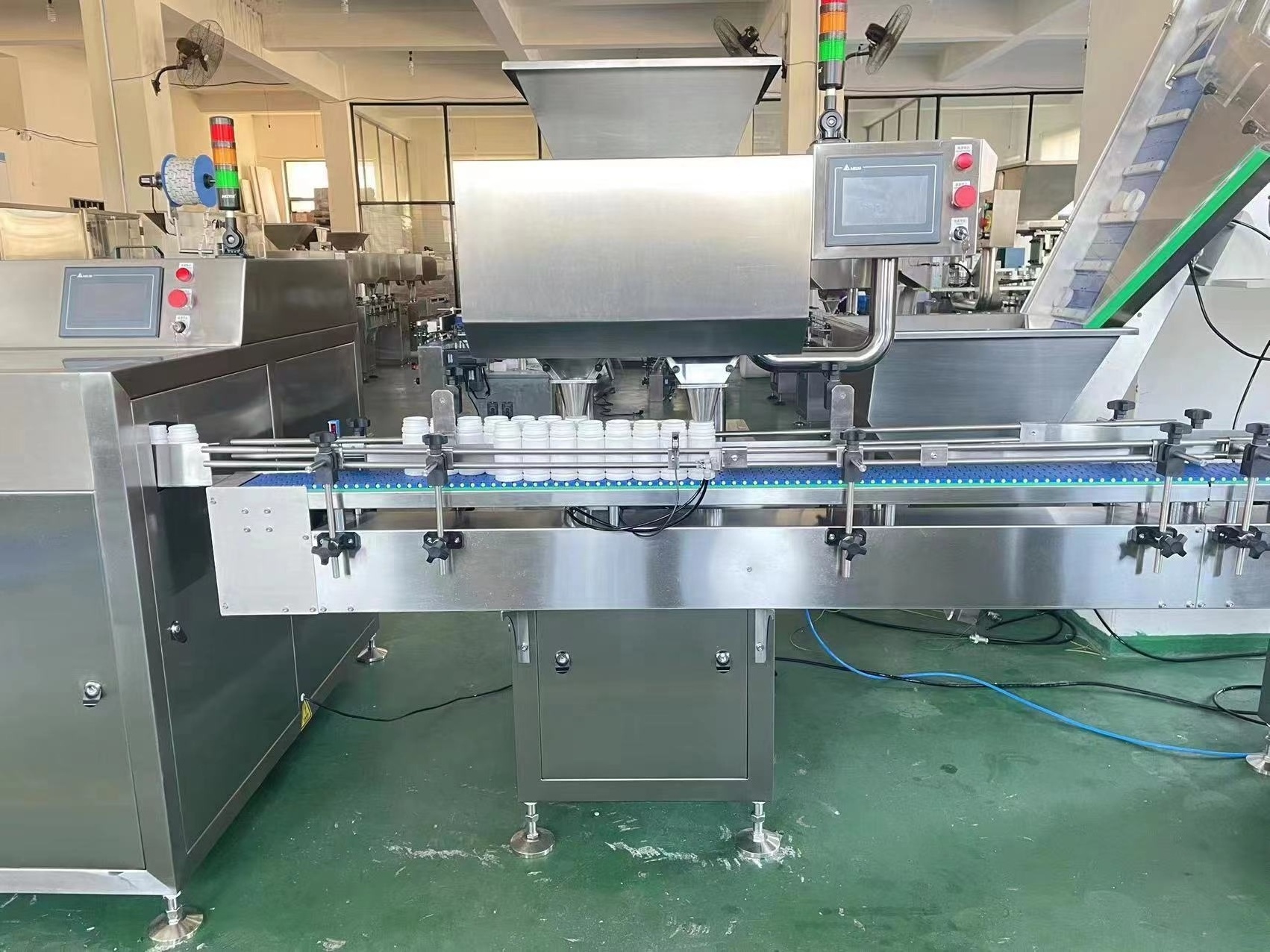 Production equipment high speed with automatic cod-liver oil capsule milk tablets sugar pills counter counting machine line