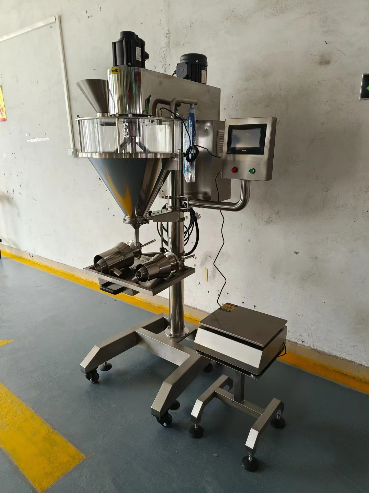 High Quality Stainless Steel Vertical Automatic Auger Filler Screw Conveyor powder Filling Machine Sealing Machine