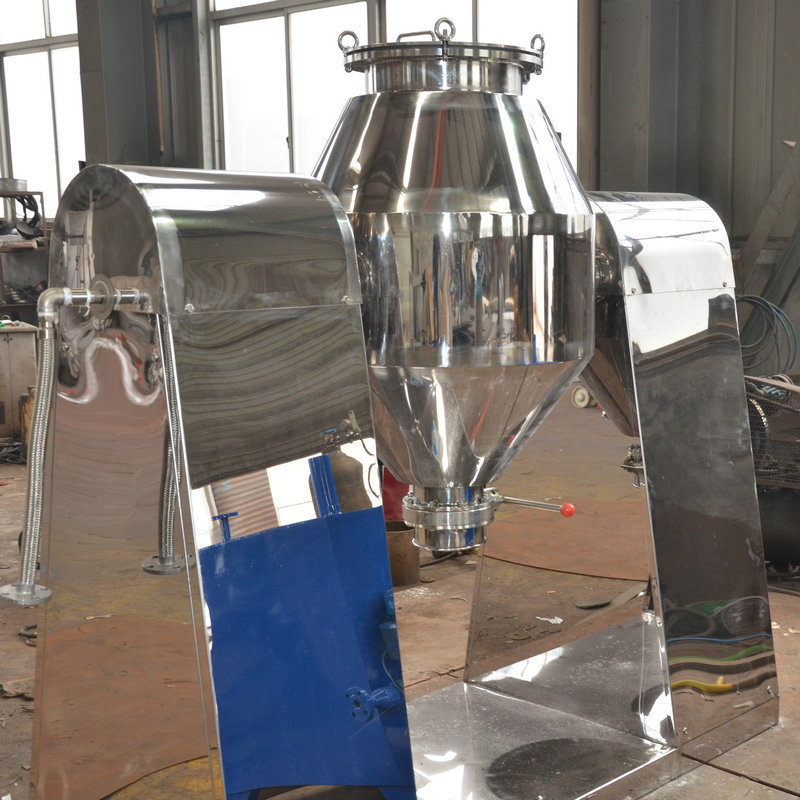 W series seeds blender fertilizer waist drum shaped mixing machine price chemical spice double cone mixer for powder