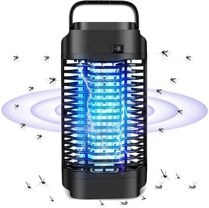 18W UV Tube Light Emitting Insect Flying Pest Trap, Effective 4200V Powered Electric Mosquito Killer Lamp Zappers for Patio