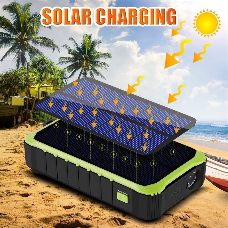 Wholesale Waterproof USB Solar Charger Portable Rohs Solar Cell Phone Charger, Solar Charger Powerbank for Mobile Phone