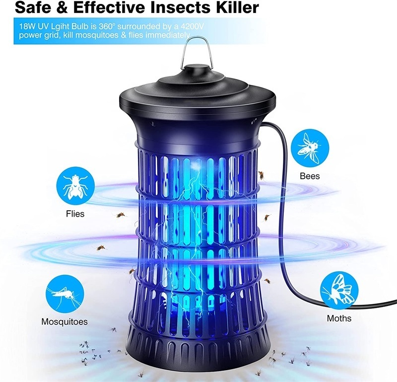 Flying Insect Repellent Trap Bug Zapper Pest Control Reject Product Moskito Mosquito Killer Lamp Anti Moustique