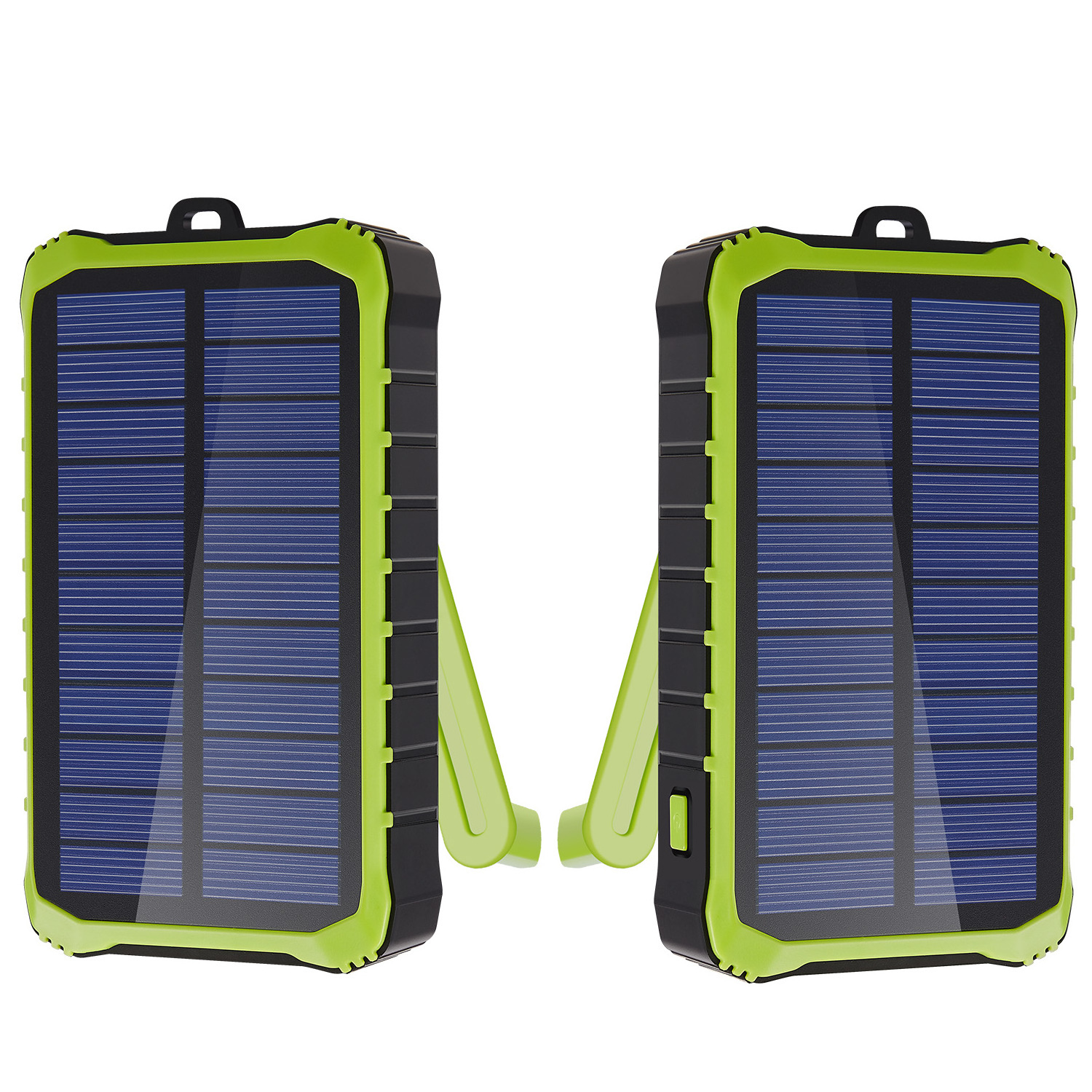 12000mah Rechargeable Battery Dual USB Portable Solor Power Bank Solar Charger High Capacity with Small Size Li-polymer Battery