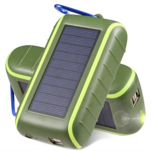 Workingda Emergency Survival Solar Hand Crank Power bank with Self Powered Flashlight