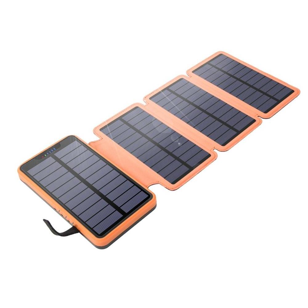 Best Gift 6w Outdoor Use Foldable Solar Panel Power Bank with Built-in 20000mah Battery