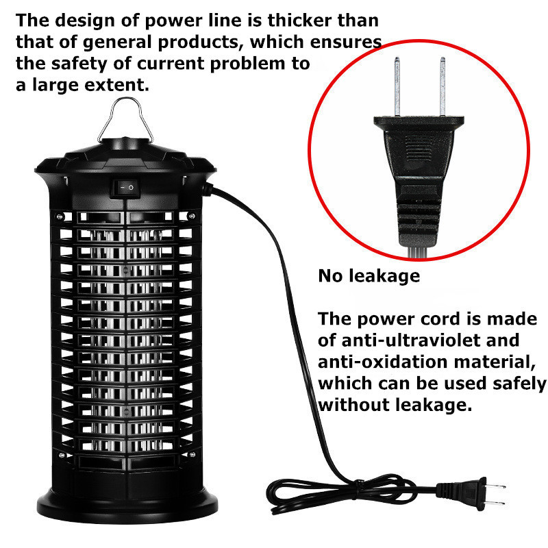 Fly Insect Pest Portable UV LED Lamp Bug Zapper Transformer Electronic Mosquito Killer Bug Zappers