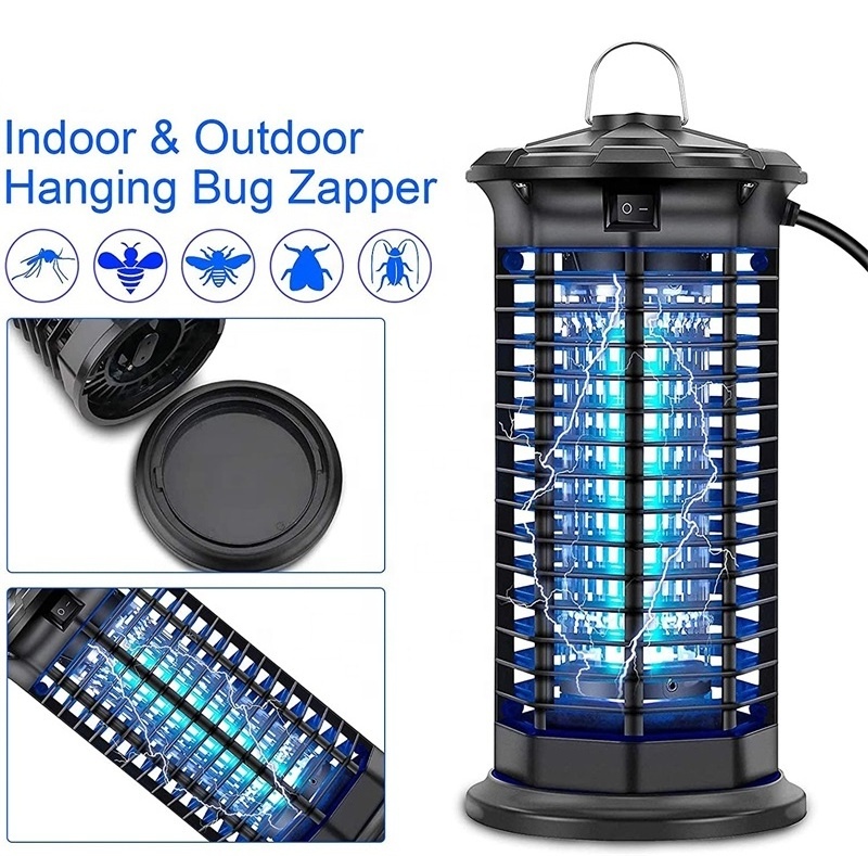 Electric Bug Zapper Pest Repeller Control Traps Eliminator Catcher Lure Led Uv Mosquito Killer Lamp