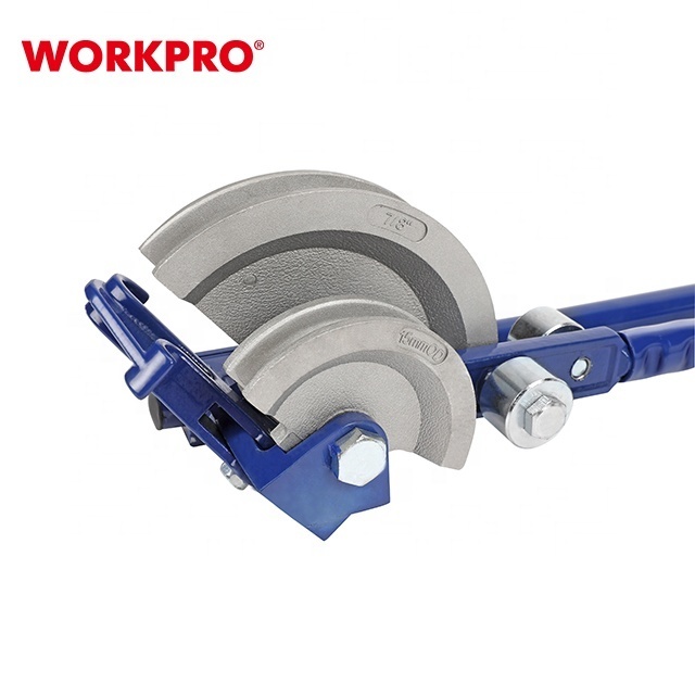 WORKPRO 2-in-1 Manual Pipe Bender 180 Degree Tube Bending Machine Heavy Duty Fuel Line tubing Bending Tool