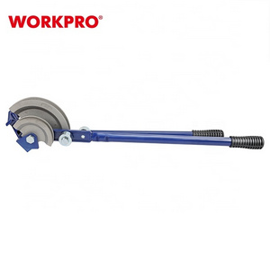 WORKPRO 2-in-1 Manual Pipe Bender 180 Degree Tube Bending Machine Heavy Duty Fuel Line tubing Bending Tool