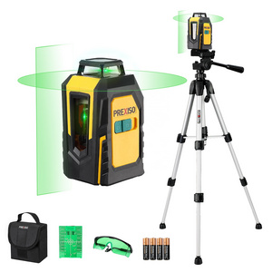 360-Degree Cross Line Laser Level Set 100Ft Self Leveling Cross Line Laser 360-Degree Green Laser Source