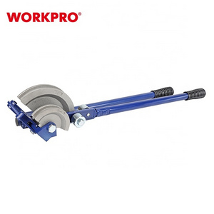 WORKPRO 2-in-1 Manual Pipe Bender 180 Degree Professional Tube Bending Machine 19/32",7/8'' Heavy Duty Fuel Line tubing Bender