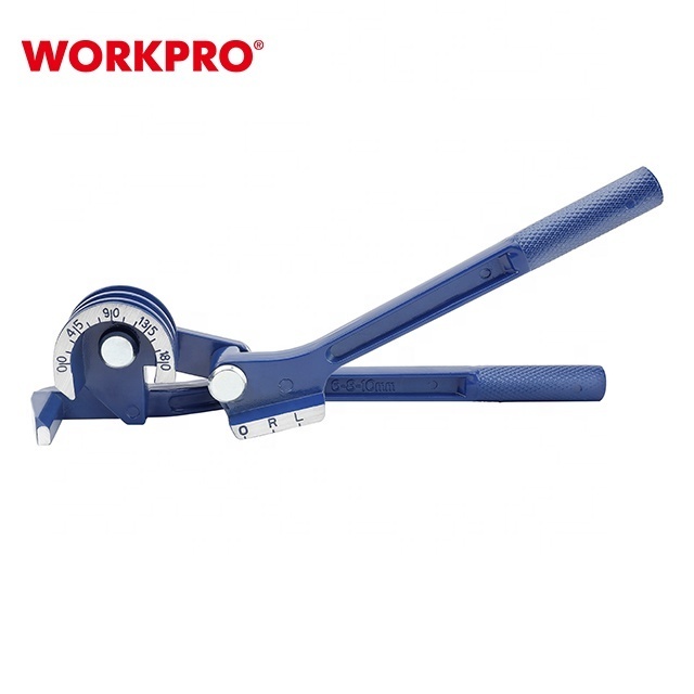 WORKPRO 3-in-1 Manual Pipe Bender for 6, 8, 10mm Tubes 180 Degree Max Bending Angles Heavy-Duty Plumbing Tools