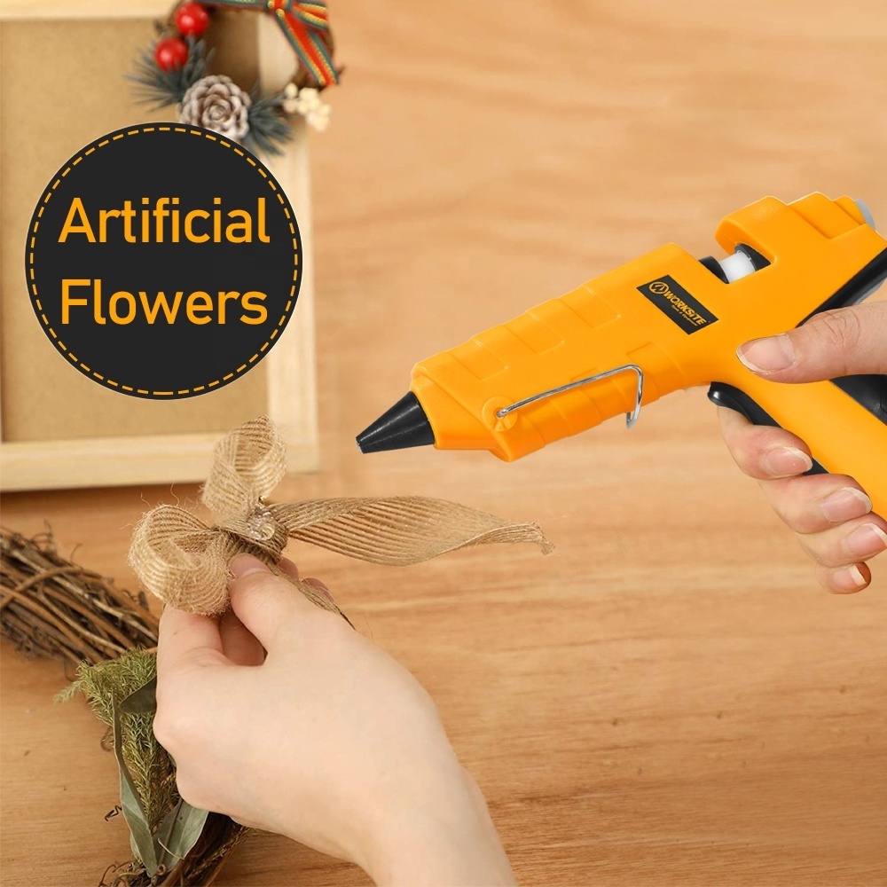 WORKSITE Customized Hot Melt Glue Gun 100W Factory DIY Art Tools Electric Mini Glue Gun 220V