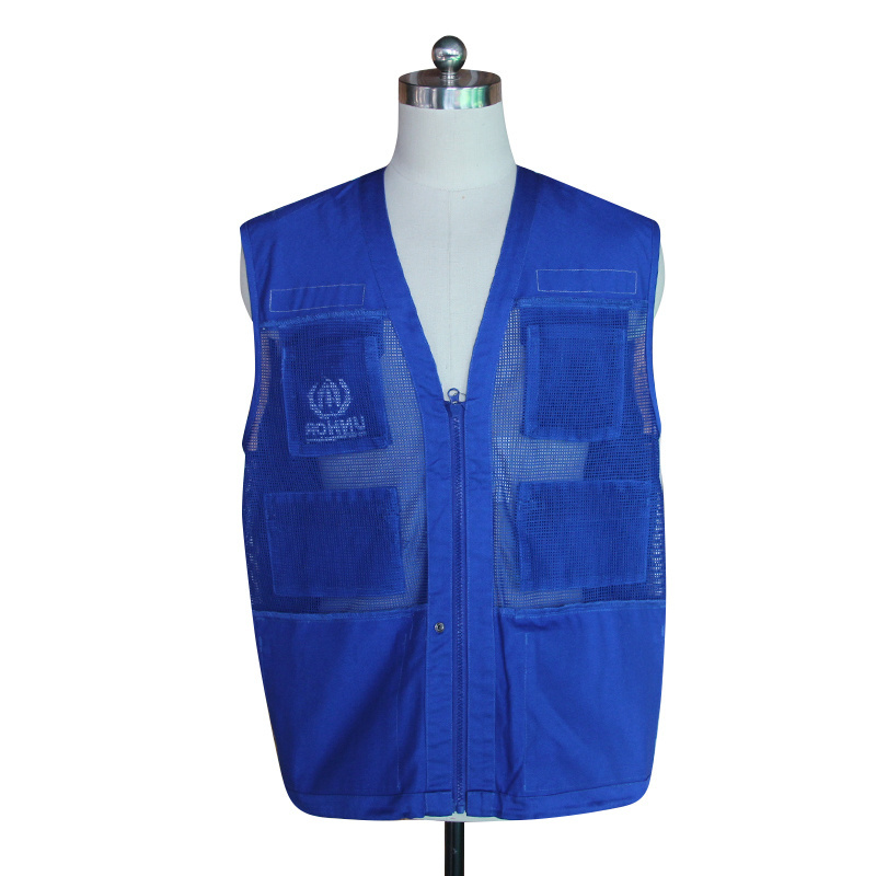 mens sleeveless reporter utility jacket tool cargo vest